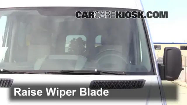 2008 Dodge Sprinter 2500 3.0L V6 Turbo Diesel Standard Passenger Van Escobillas de limpiaparabrisas delantero Cambiar escobillas de limpiaparabrisas